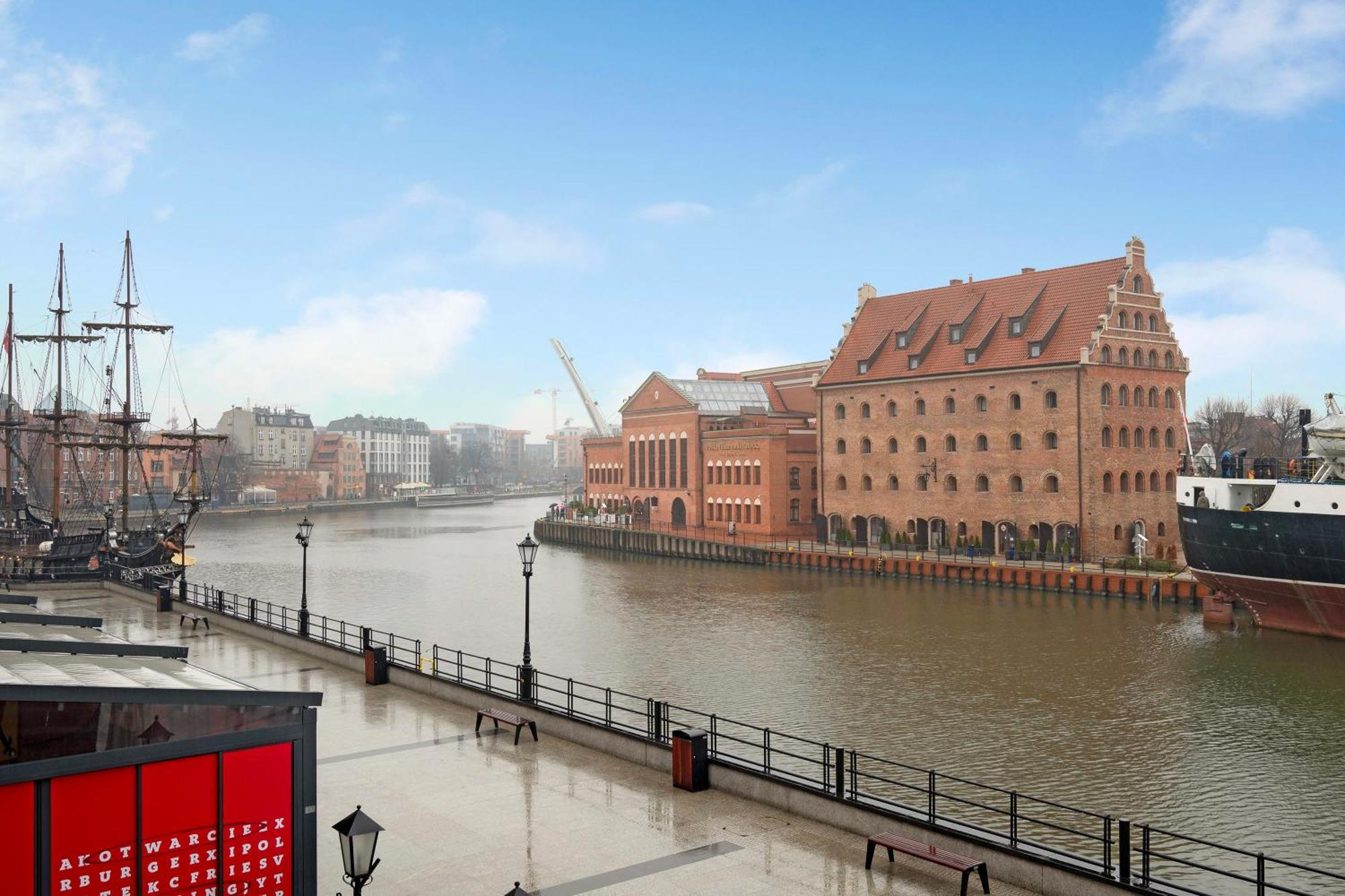 Motlawa Bulvar Residence Z Widokiem Na Rzeke Motlawa By Downtown Apartments Gdansk Exterior photo